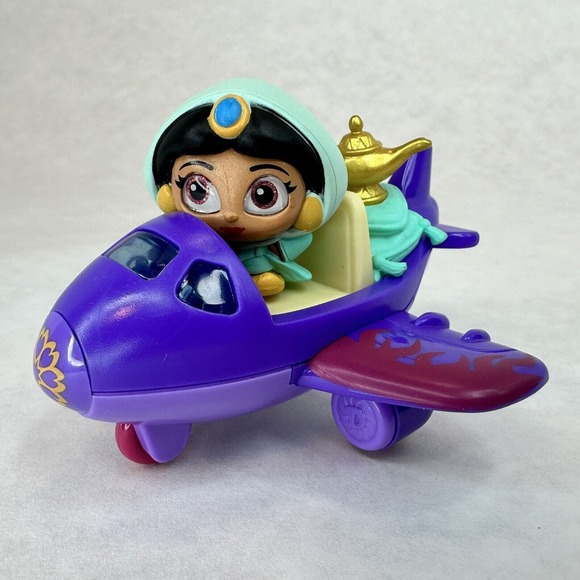 Disney Doorables JASMINE Lets Go Car Princess Aladdin Genie NEW but Opened RARE - Picture 2 of 11